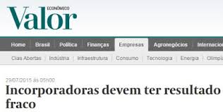 Valor: Com setor em crise, resultado das incorporadoras deve piorar