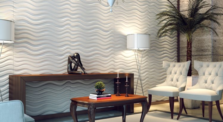 Revestimento 3D é tendência de decoração